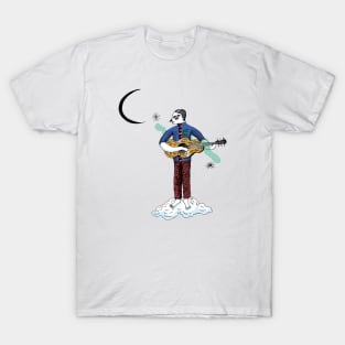 Guitar Cloud Man T-Shirt